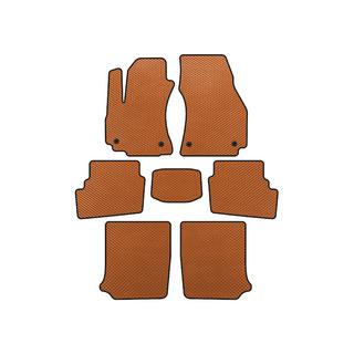 EVA Floor Mats (3 Rows, 2003-2005, 7-Seater, Orange) Opel Zafira A 1998-2005