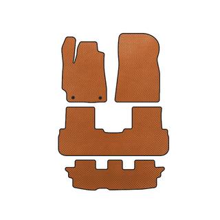 EVA Floor Mats (3 Rows, Orange)