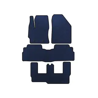 EVA Floor Mats (3 Rows, 7-Seater, Blue)