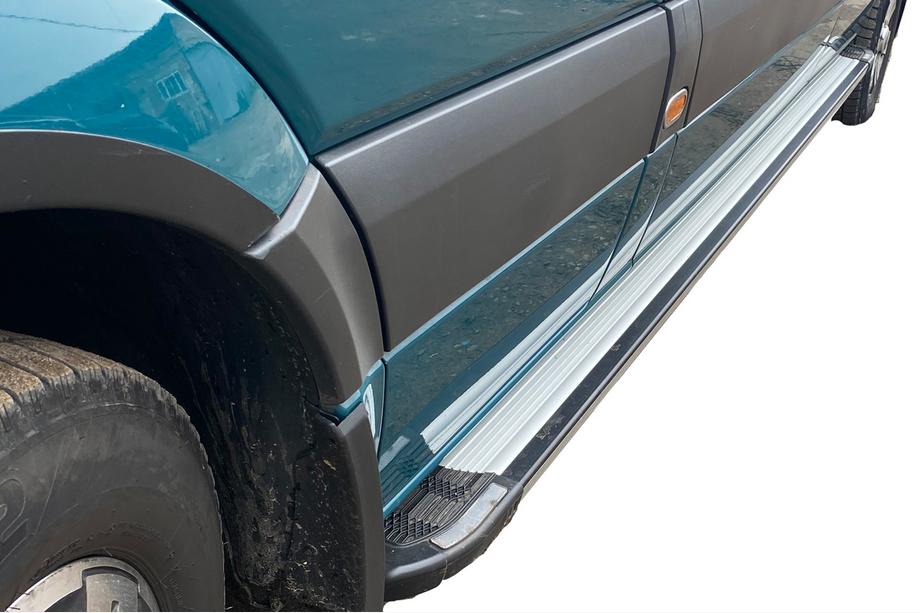 Mercedes Sprinter W906 2006–2018 Side Steps Rainbow (2 pcs, Aluminum) Long/ExtraLong Image