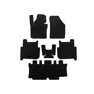 EVA Floor Mats (3 Rows, 2006-2010, 7-Seater, Black) Volkswagen Touran 2003-2010