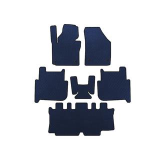 EVA Floor Mats (3 Rows, 2006-2010, 7-Seater, Blue) Volkswagen Touran 2003-2010