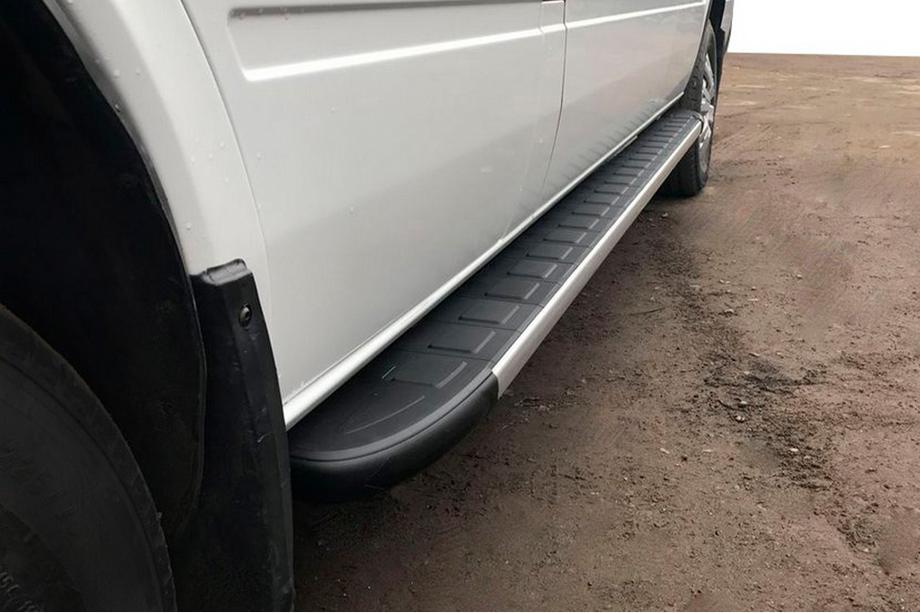 Mercedes Sprinter W901/902/903/904/905 1995–2006 Side Steps Duru (2 pcs, Aluminum) Image