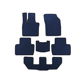 EVA Floor Mats (3 Rows, Blue) Volvo XC90 2015-