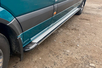 Volkswagen Crafter 2006-2016 Side Steps Rainbow (2 pcs, Aluminum) photo 3