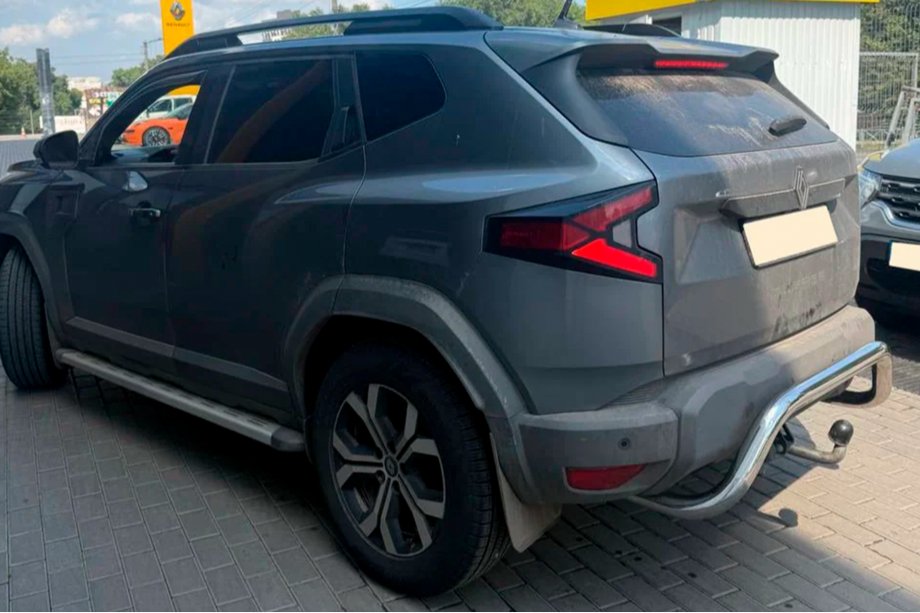 Renault Duster 2024- Rear Guard AK007 (Stainless Steel) Photo 2