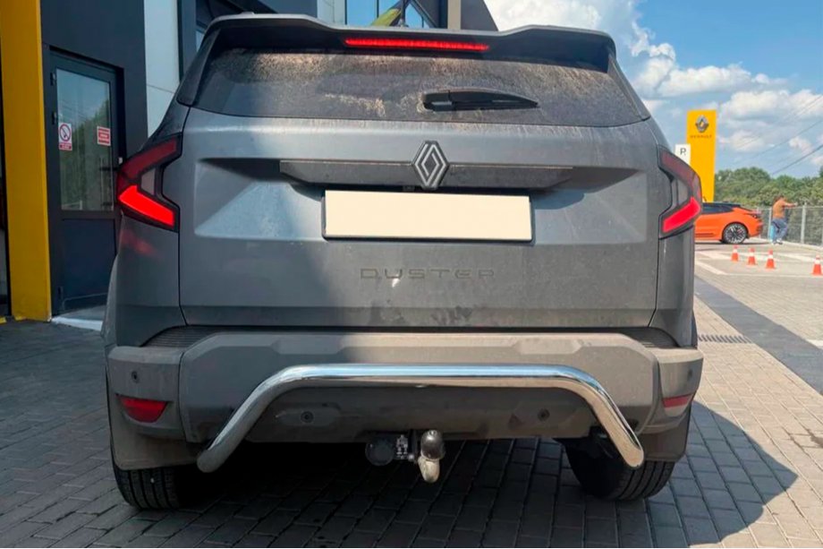 Renault Duster 2024- Rear Guard AK007 (Stainless Steel) Photo 4