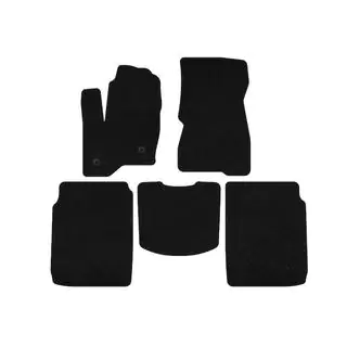 Premium Textile Floor Mats (2 Rows, 2013-2019, Black) photo 1