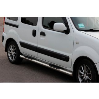 Side Pipes (2 pcs, Stainless Steel) Renault Kangoo 1998-2008 photo 1