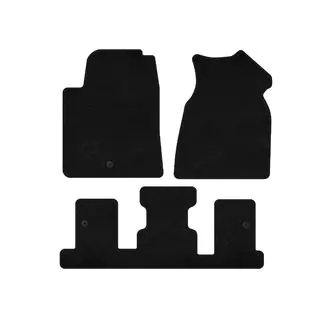 Textile Floor Mats Classic (1+3 Row, 2013-2017, Black) GMC Acadia 2006-2017 photo 1