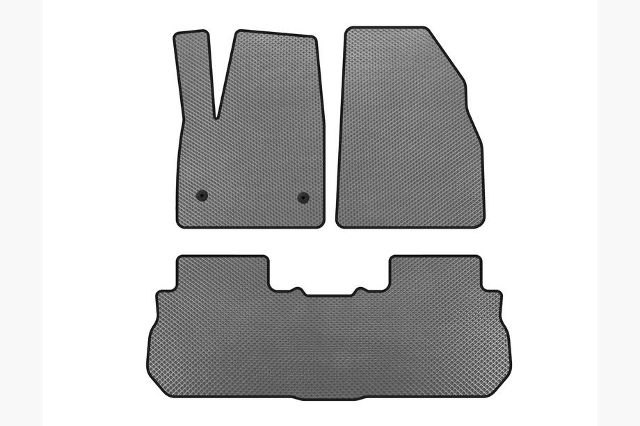 GMC Acadia 2017- EVA Floor Mats (2 Rows, 2017-2019, Gray) Image