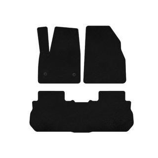 Deluxe Textile Floor Mats (2 Rows, 2017-2019, Black) GMC Acadia 2017- photo 1