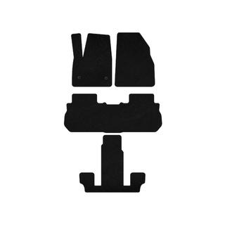 Deluxe Textile Floor Mats (3 Rows, 2017-2019, Black) GMC Acadia 2017- photo 1