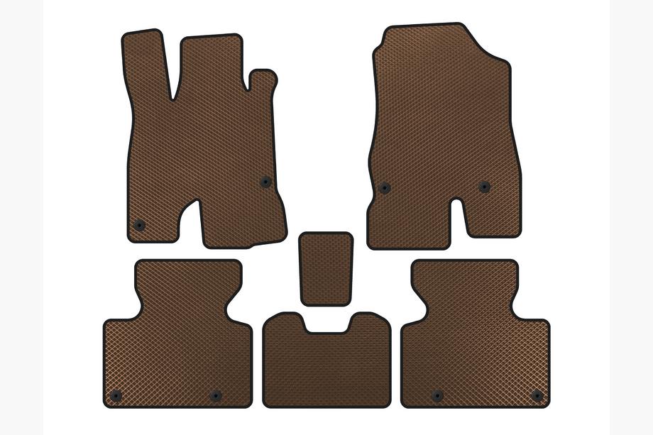Honda Clarity 2016- EVA Floor Mats (Brown) Photo 1