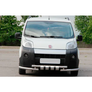 Front Bull Bar Shark Stainless Steel Fiat Fiorino/Qubo 2008-2024 photo 1