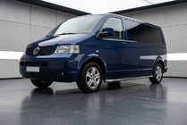 Volkswagen T5 Multivan 2003–2010 Side Steps Maydos V1 (2 pcs, Aluminum & Stainless Steel) photo 1