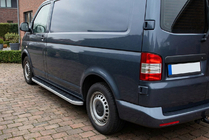 Volkswagen T5 Multivan 2003–2010 Side Steps Tayga (2 pcs, Aluminum) photo 1