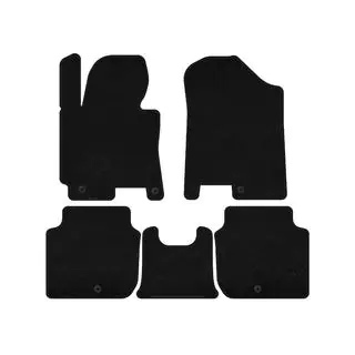 Textile Floor Mats Classic (2012-2016, Black) Kia Forte 2008–2024 photo 1