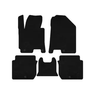 Textile Floor Mats Classic (2016-2018, Black) Kia Forte 2008–2024 photo 1