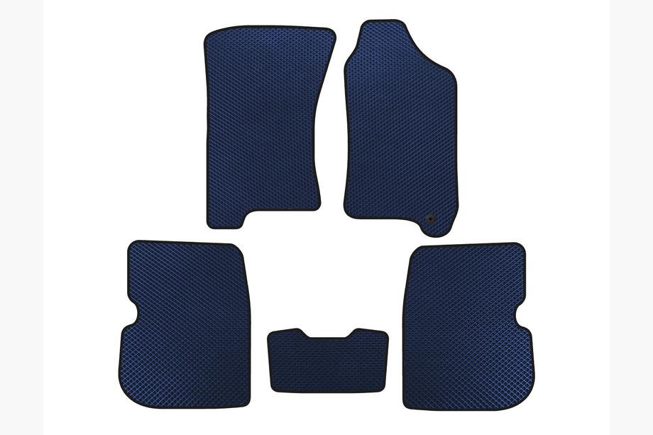 Subaru Forester 1997-2002 EVA Car Mats (Right Hand Drive, Blue) Image