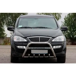 Bull Bar WT004 Stainless Steel SsangYong Action 2005-2018 photo 1