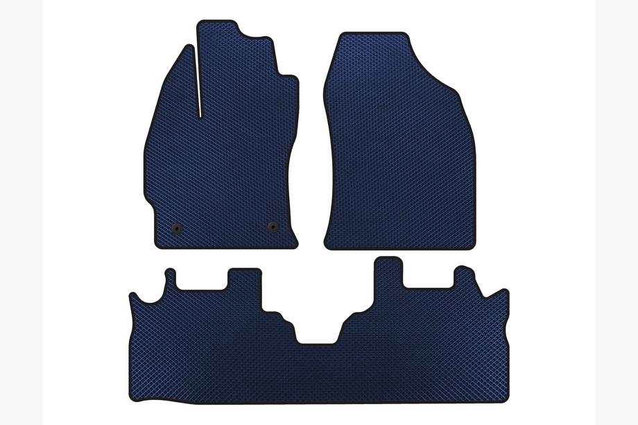 Toyota Prius EVA Floor Mats (2 Rows, Blue) Image