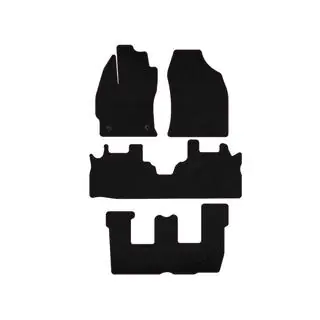 Textile Floor Mats Premium (3 Rows, Black) photo 1