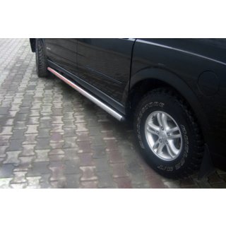 Side Bars (2 pcs, Stainless Steel) SsangYong Action 2005-2018 photo 1
