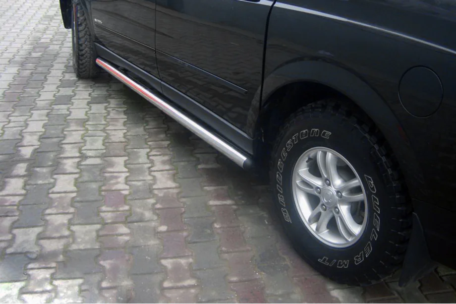 SsangYong Action 2005-2018 Side Bars (2 pcs, Stainless Steel) Photo 1