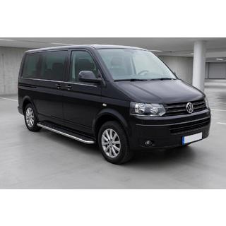 Side Steps Maydos V1 (2 pcs, Aluminum & Stainless Steel) Volkswagen T5 2010-2015 photo 1