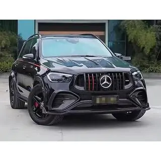 Front Bumper Lip Spoilers (for GLE53/AMG-Line 2023-2026, Carbon) photo 1