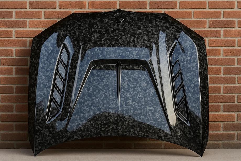 BMW X7 G07 2019- Hood (Forged Carbon) Photo 2
