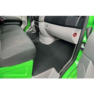 Rubber Floor Mats Carsuit V1 (Black) Volkswagen Crafter 2006-2016 photo 2