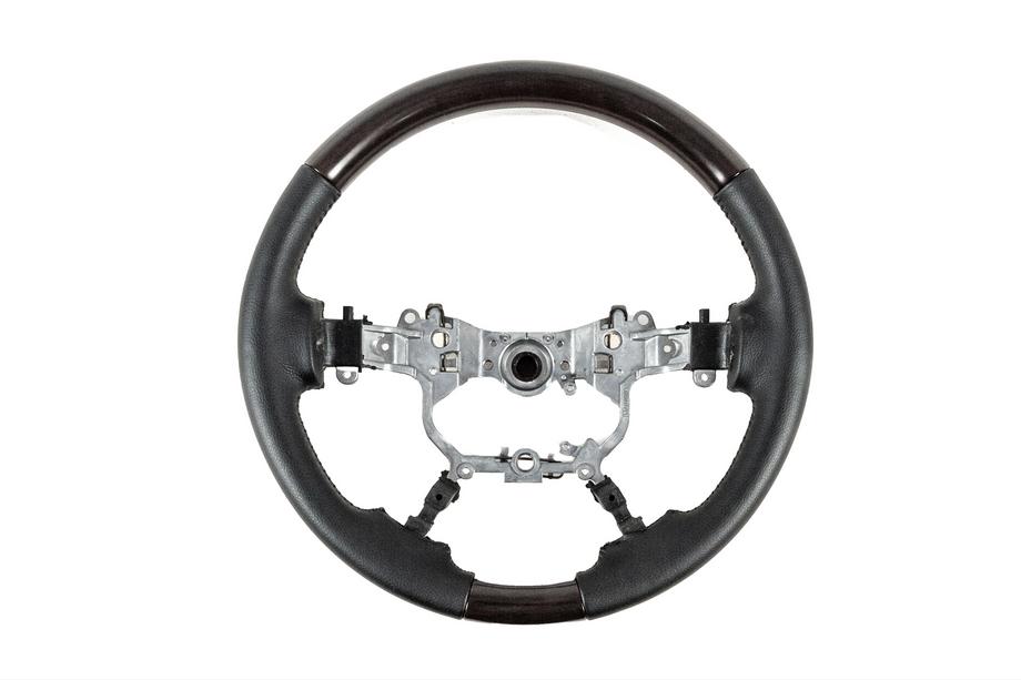 Toyota Land Cruiser Prado 150 2009-2023 Steering Wheel (Dark Wood) Image