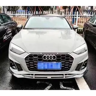 Front Bumper Lip V4 (for S-Line 2021-2025, Carbon)