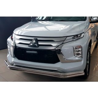Front Bar F3-60 (2020+, Stainless Steel) Mitsubishi Pajero Sport 2015- photo 1