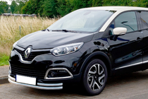 Renault Captur 2013-2019 Front Bull Bar ST085 Stainless Steel photo 1