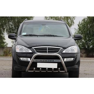 Bull Bar WT004 Stainless Steel SsangYong Kyron 2005-2014 photo 1
