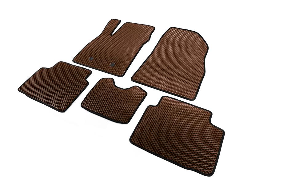 Renault Duster 2024- EVA Floor Mats (2WD, Brown) Photo 2