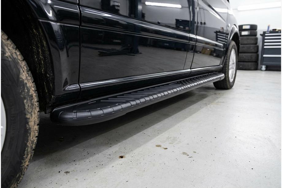 Mercedes Viano 2004-2014 Side Steps Bosphorus Black (2 pcs, Aluminum) Photo 1