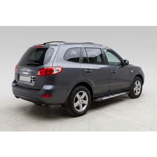 Side Steps Sunrise (2 pcs, Aluminum) Hyundai Santa Fe 2 2006-2012 photo 1