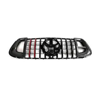 Front Grille GT Panamericana GT-R Carbon (for AMG-Line/GLE53/GLE63 2019-2023) Mercedes GLE coupe C167 2019- photo 4
