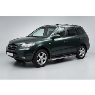 Side Steps Maydos V1 (2 pcs, Aluminum & Stainless Steel) Hyundai Santa Fe 2 2006-2012 photo 1