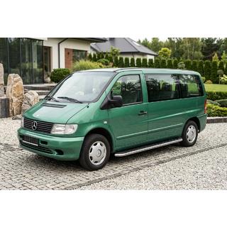 Side Steps Maydos V1 (2 pcs, Aluminum & Stainless Steel) Mercedes Vito W638 1996-2003 photo 1