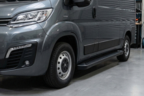 Fiat Ducato 2006-2025 Side Steps Allmond Black (2 pcs, Aluminum) photo 1