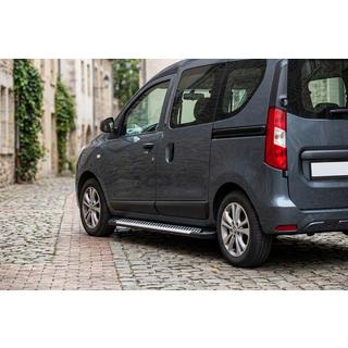 Side Steps Line (2 pcs, Aluminum) Dacia Dokker 2013-2022 photo 1