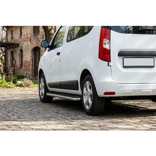 Side Steps Maydos V1 (2 pcs, Aluminum & Stainless Steel) Dacia Dokker 2013-2022 photo 1