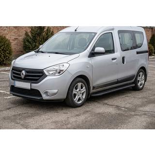 Side Steps Bosphorus Black (2 pcs, Aluminum) Dacia Dokker 2013-2022 photo 1