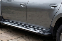 Dacia Duster 2008-2018 Side Steps Line (2 pcs, Aluminum) photo 1