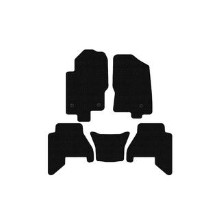 Rubber Floor Mats Carsuit V2 (2 Rows, Black, 2010-2014) Nissan Pathfinder R51 2005-2014 photo 1